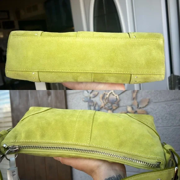 Vintage Coach Suede Demi Baguette #5032 - Picture 12 of 14